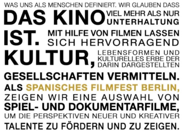 manifesto cinema spagnolo