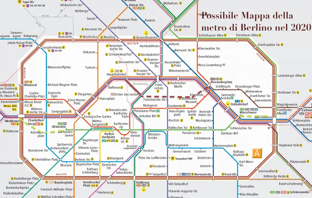 Metro di Berlino 2020