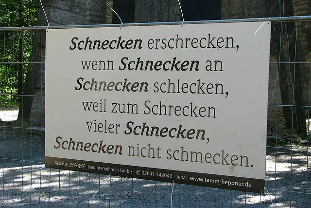 Foto: "Schnecken Schlecken" © Andreas: https://www.flickr.com/photos/124330160/ - CC BY SA 2.0