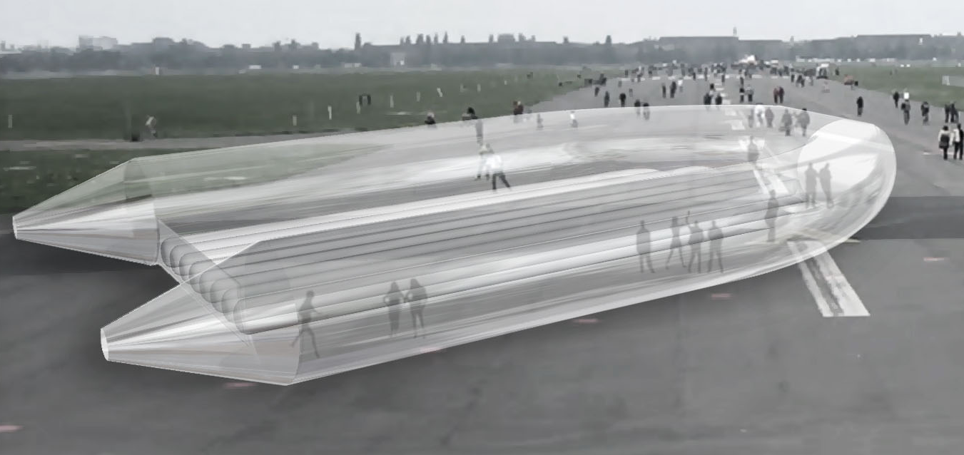 L'opera di Tempelhof della 48 Studen Neukoelln 2015