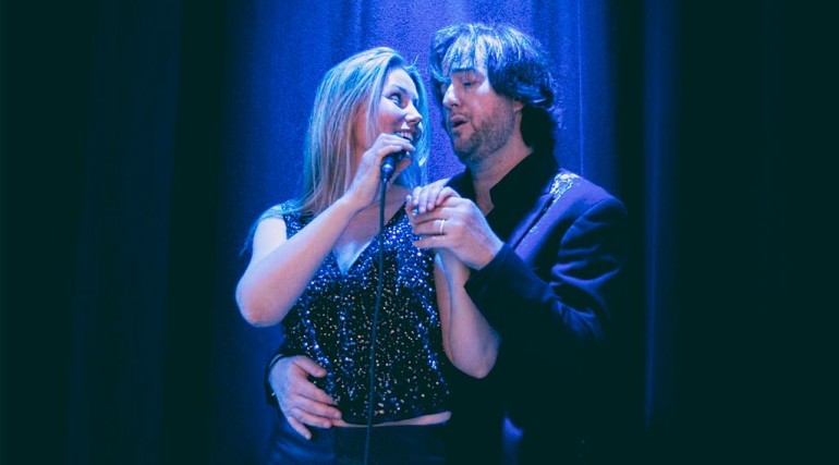 Hanna e Alessandro durante un esibizione
